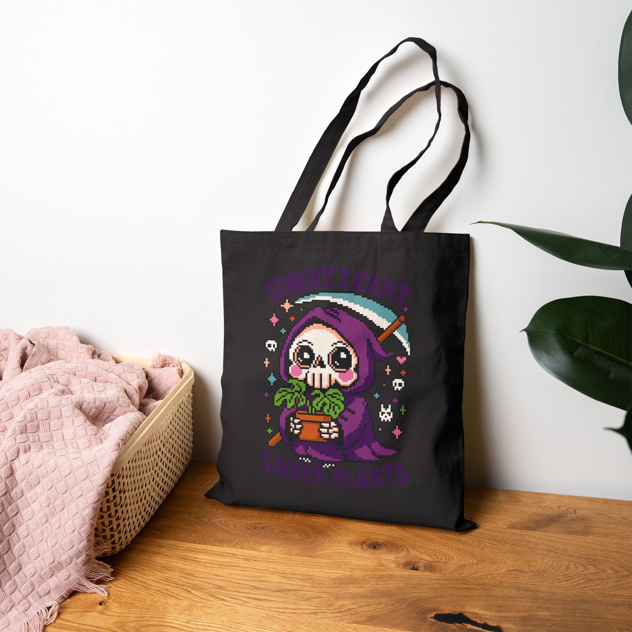 Sorry, I Can't, I Have Plants Tote Bag - Image 6