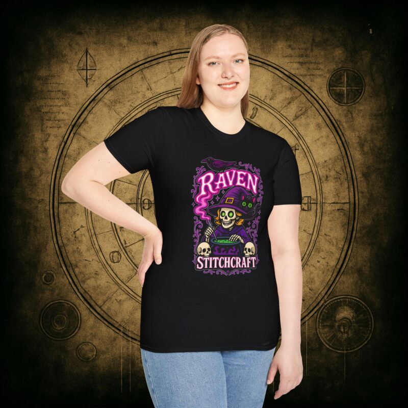 Raven Stitch Craft Brewing Unisex T-Shirt - Image 11