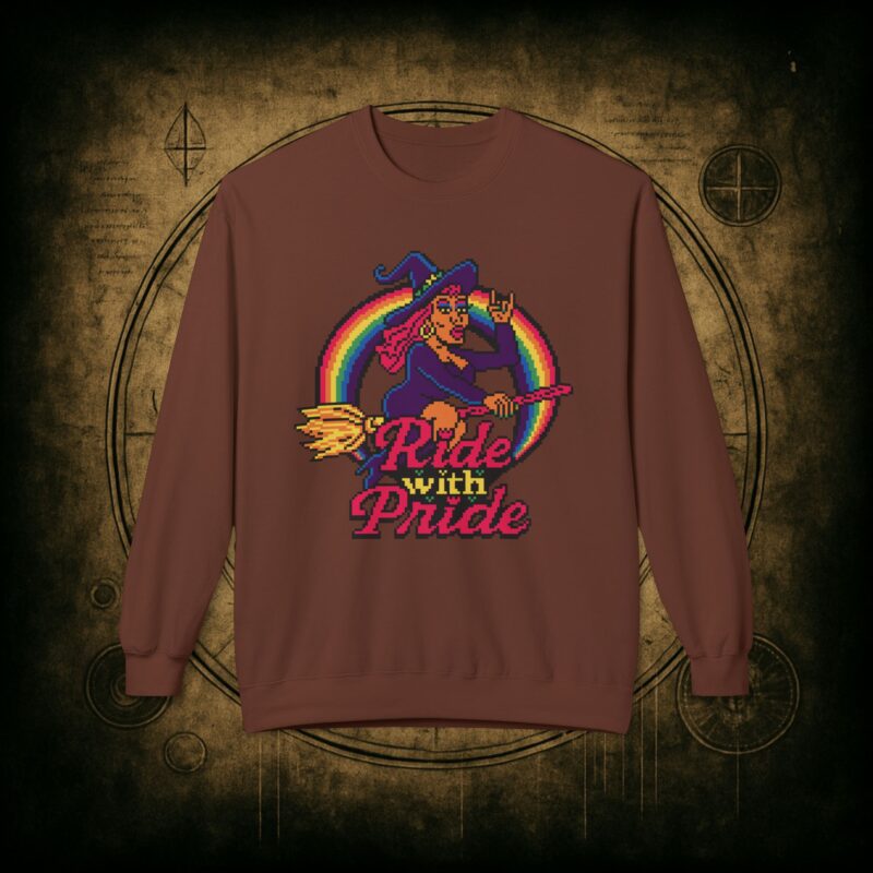 Ride with Pride Unisex Sweatshirt - Image 10