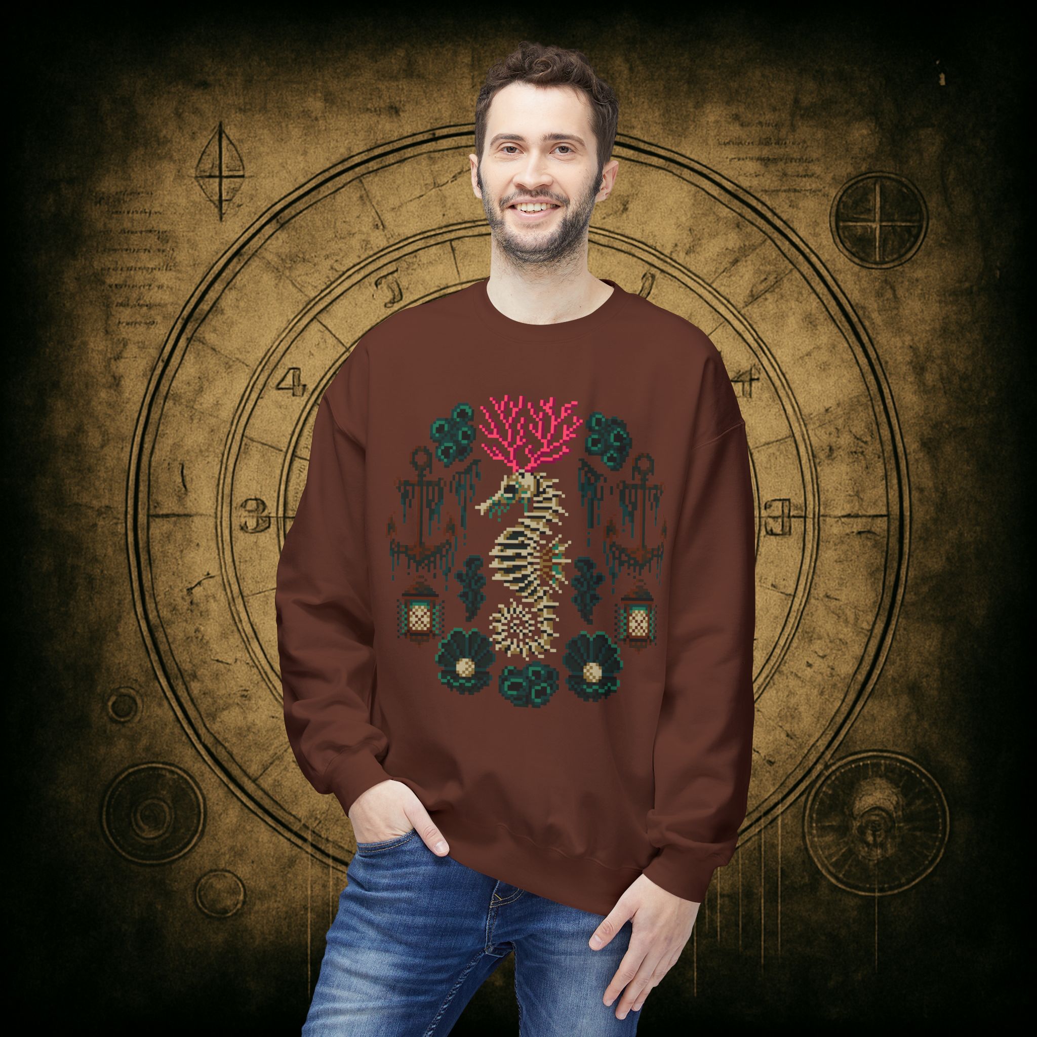 Coral Seahorse Sweatshirt - Image 19
