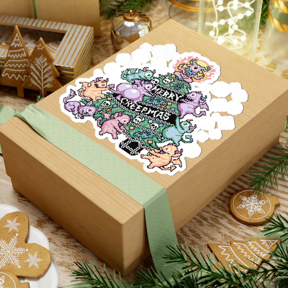 Merry Creepmas Kiss-Cut Sticker - Image 24