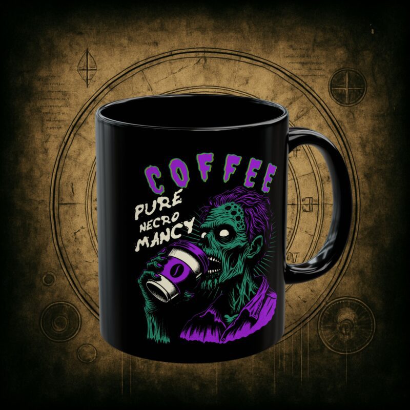 Zombie Coffee Necromancy Ceramic Mug - Image 3