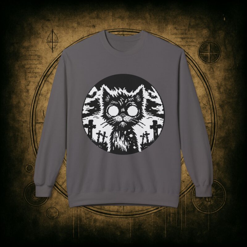 Zombie Cat Unisex Sweatshirt - Image 28