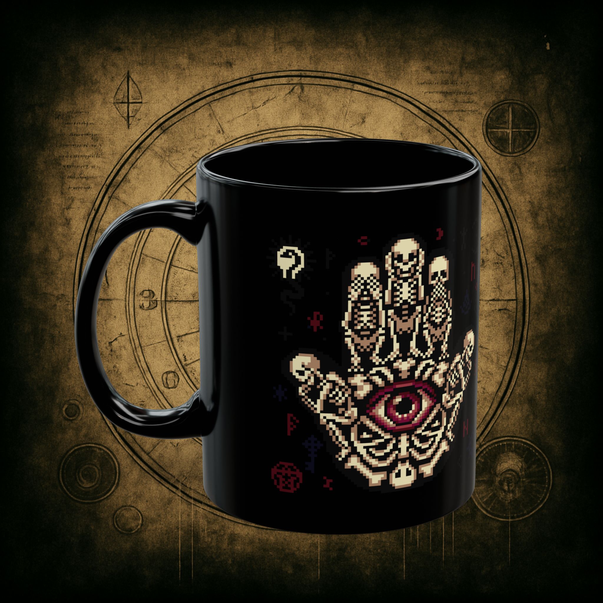 See No Evil Eye Ceramic Mug - Image 3