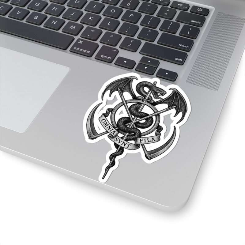 Omnia Sunt Fila Kiss-Cut Sticker - Image 2