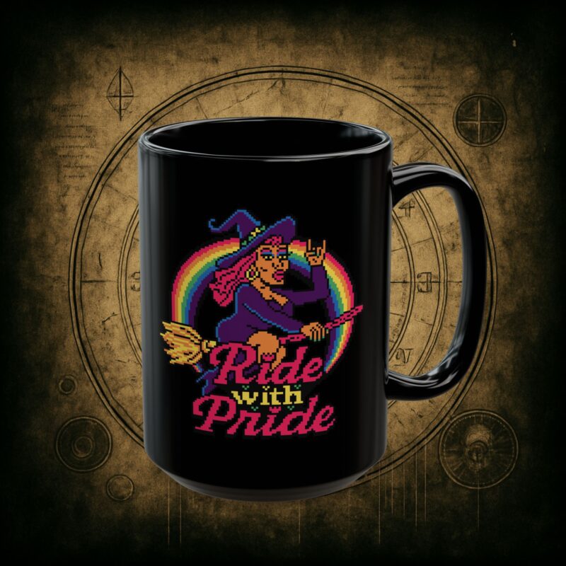 Ride with Pride Ceramic Mug - Image 9
