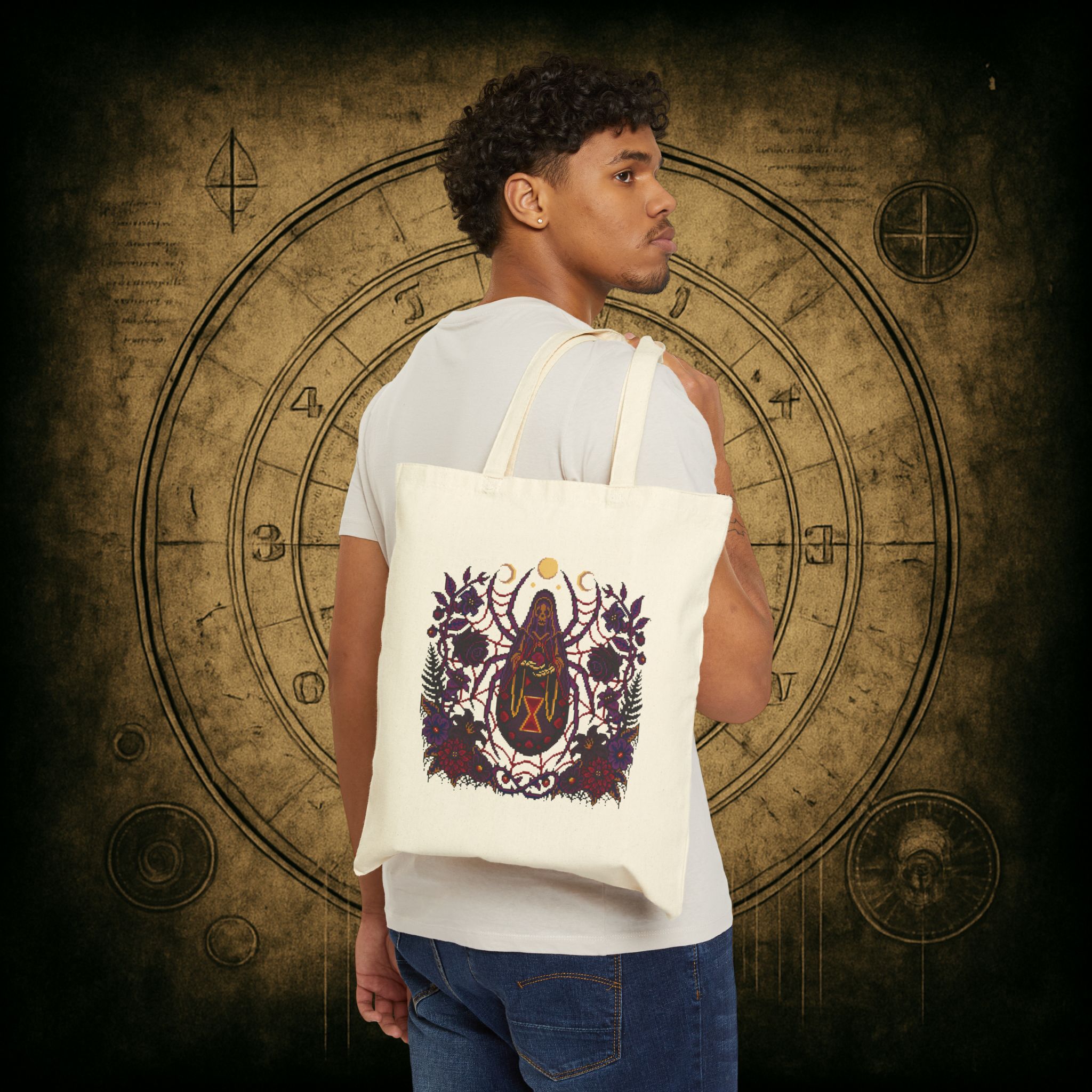 Black Widow Dusk Tote Bag - Image 9
