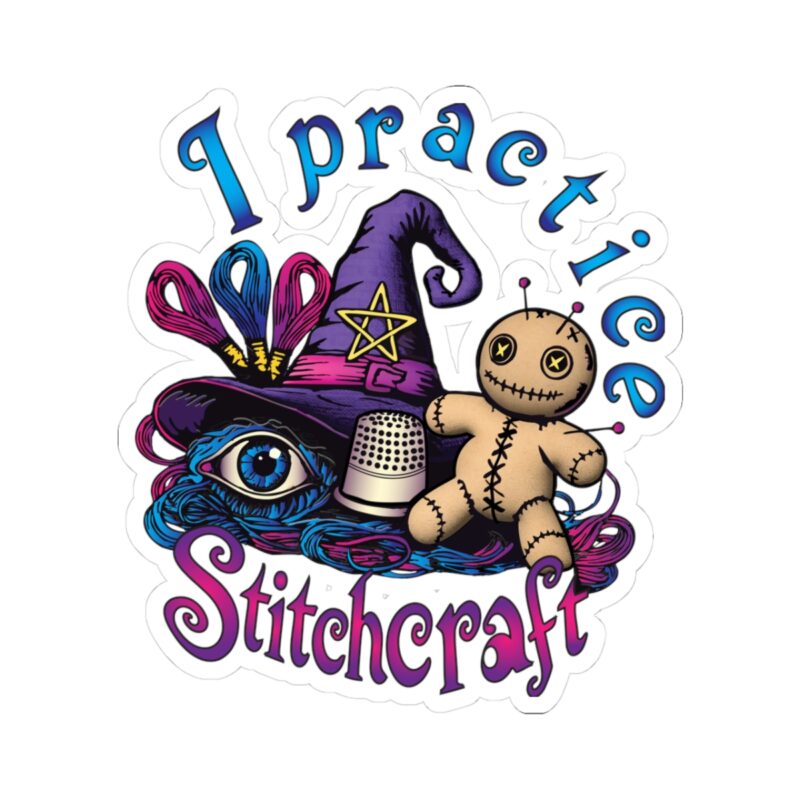I Practice Stitchcraft Kiss-Cut Sticker - Image 13