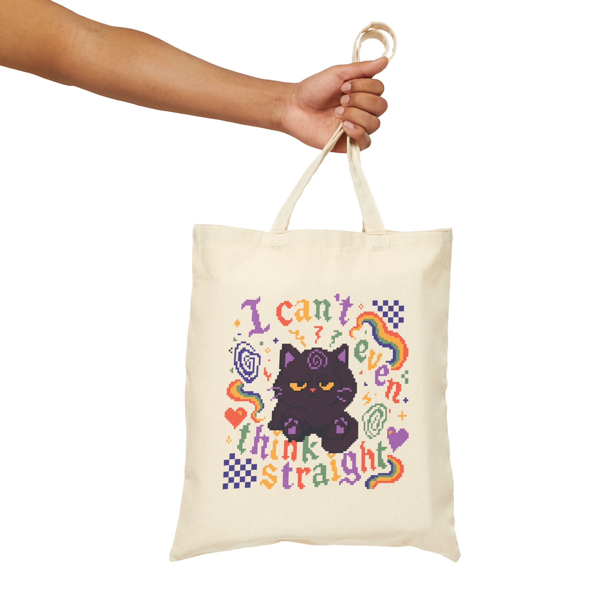 Think Straight Tote Bag - Image 12