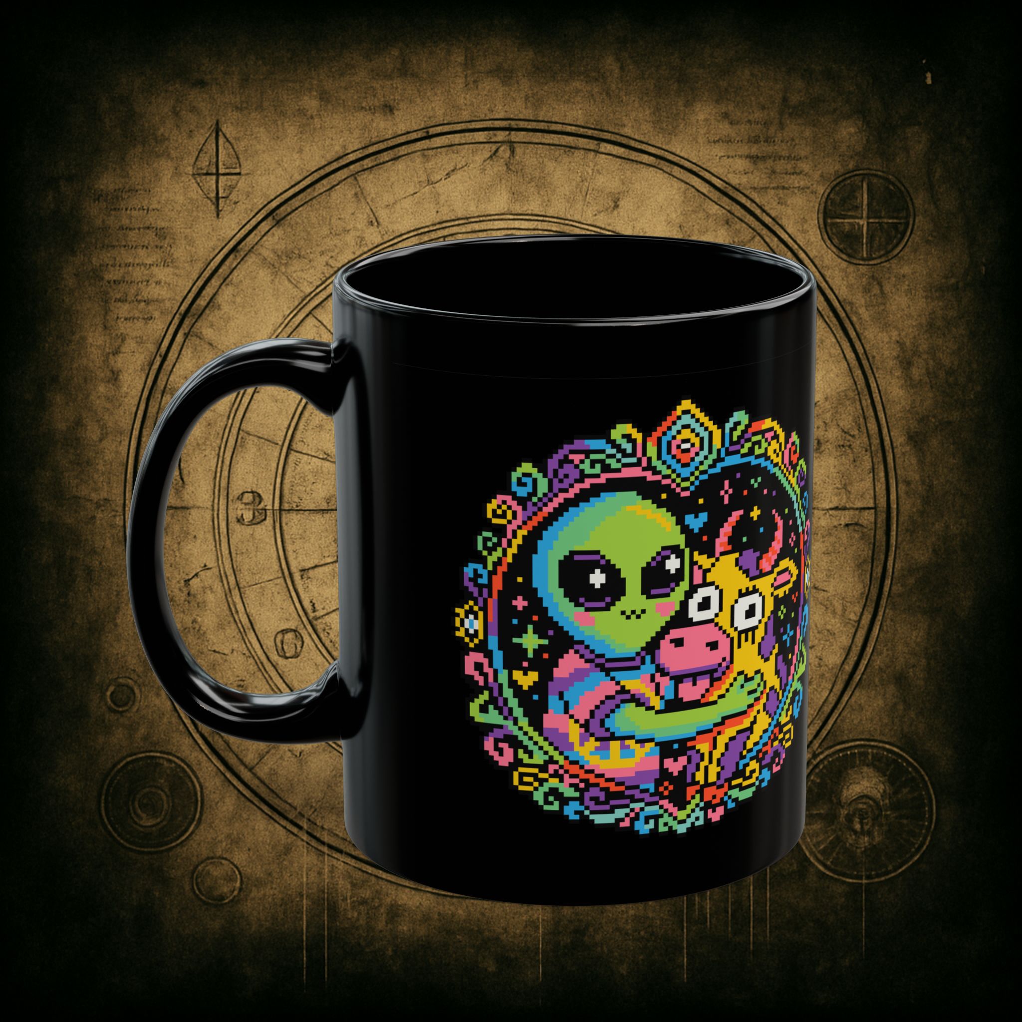 Space Cow Ceramic Mug - Image 3