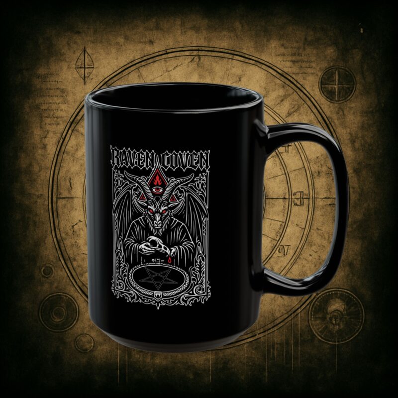 Raven Coven Initiation Ceramic Mug - Image 7