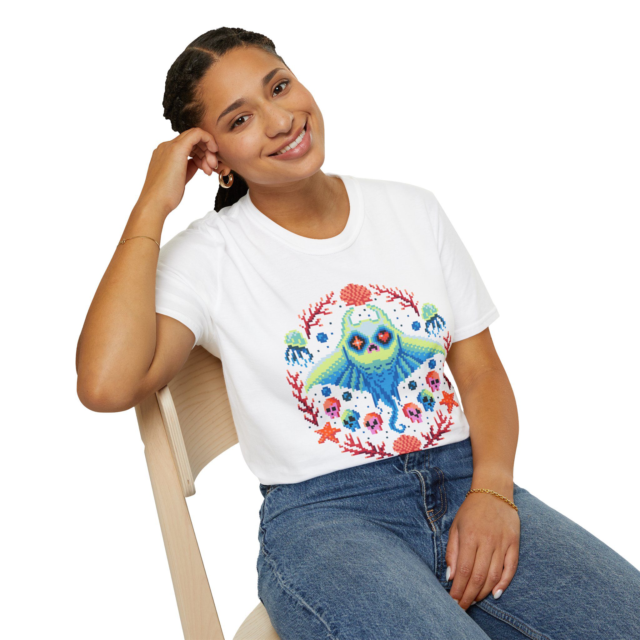 Manta Ray Unisex T-Shirt - Image 28
