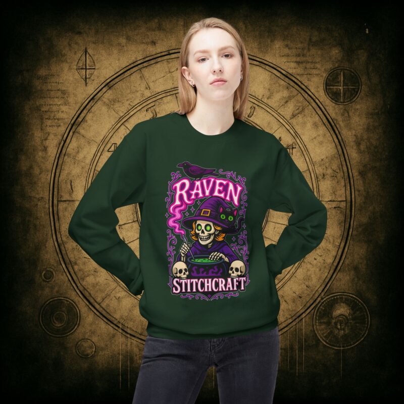 Raven Stitch Craft Brewing Unisex Sweatshirt - Image 17