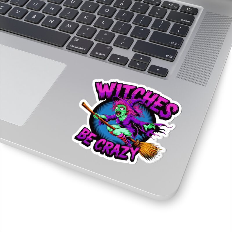 Witches Be Crazy Kiss-Cut Sticker - Image 14