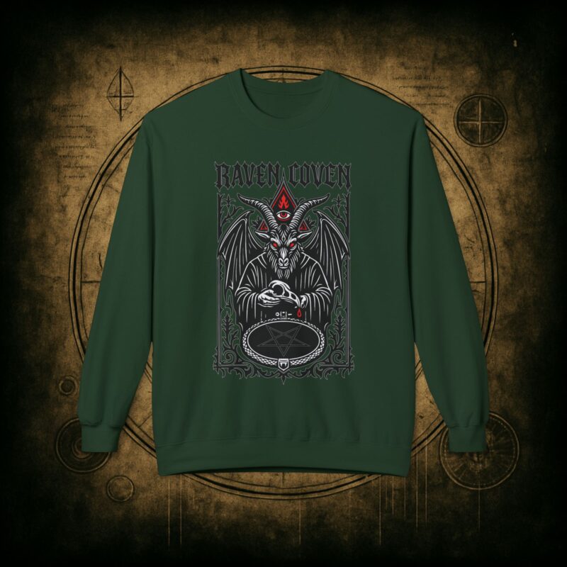 Raven Coven Initiation Unisex Sweatshirt - Image 16