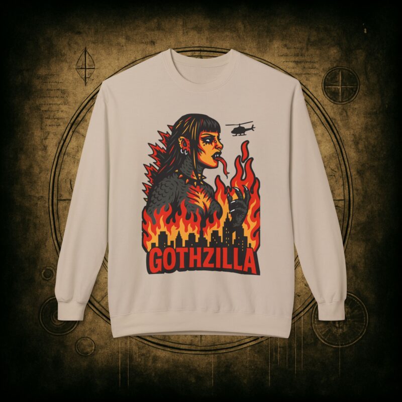 Gothzilla Unisex Sweatshirt - Image 13