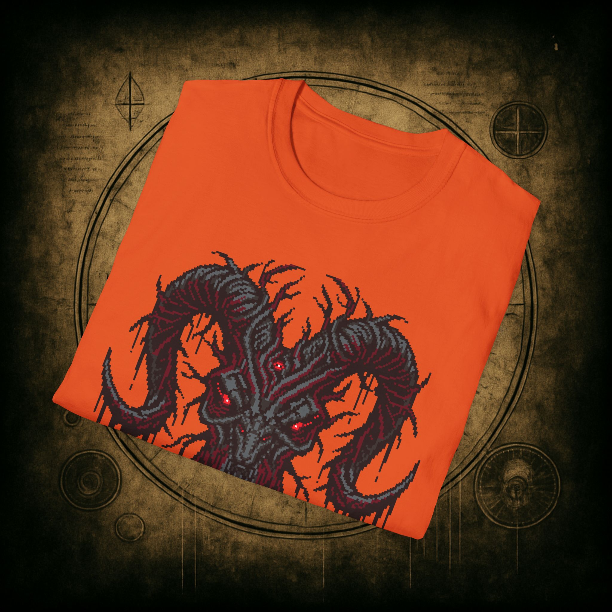 Baphomet Skull Unisex T-Shirt - Image 25