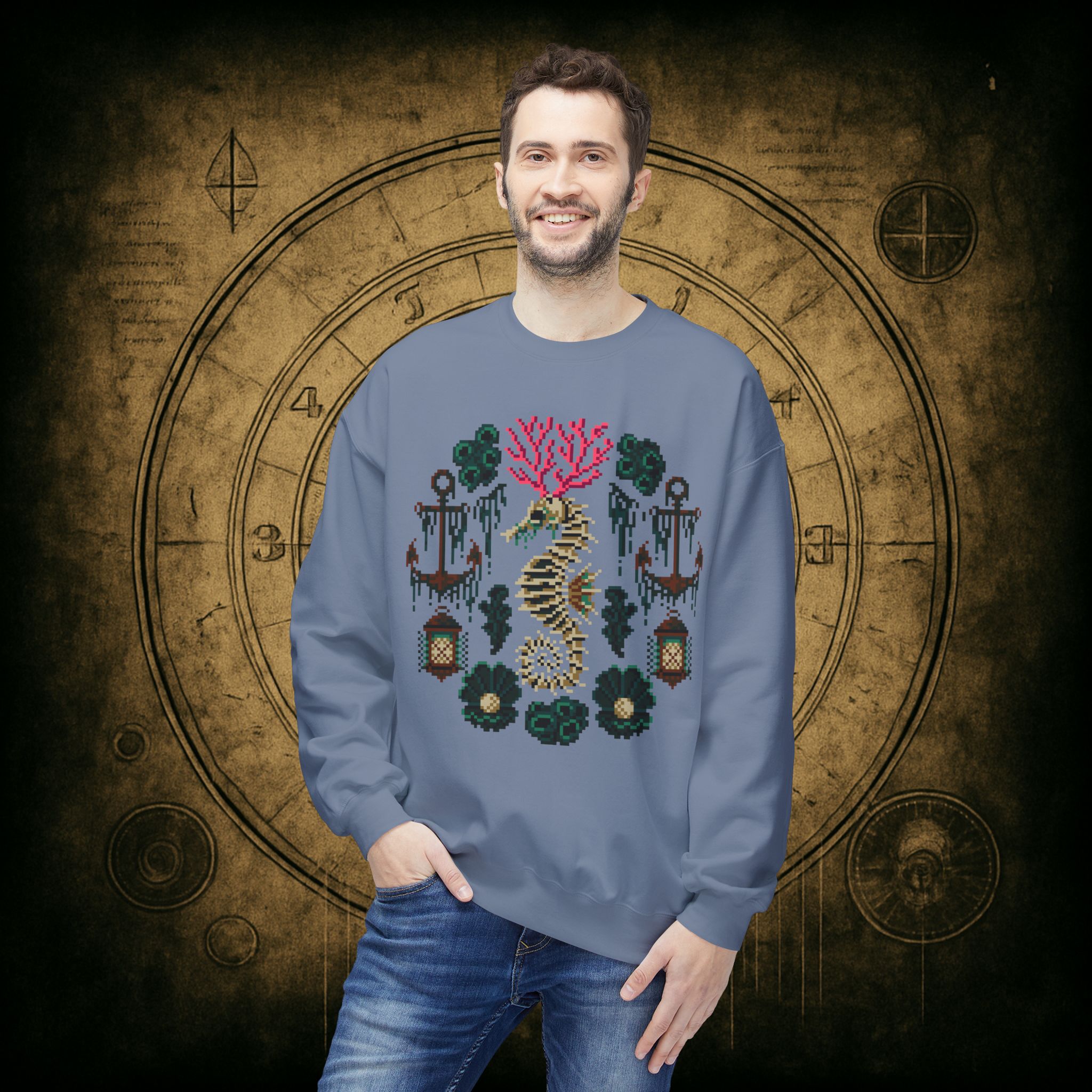 Coral Seahorse Sweatshirt - Image 39