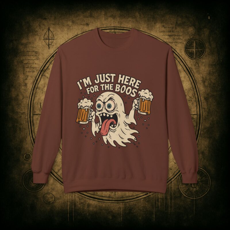 Here for the Boos Unisex Softstyle Sweatshirt - Image 10