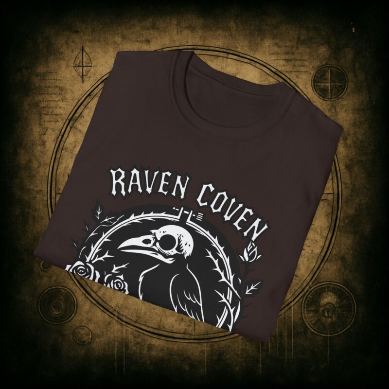 Raven of the Coven Raven Unisex T-Shirt - Image 34