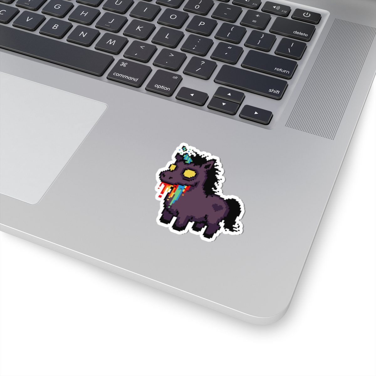 Pastel Goth Unicorn Kiss-Cut Sticker - Image 8
