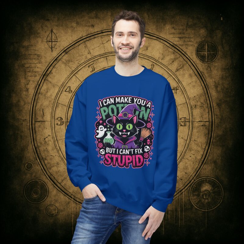 Can’t Fix Stupid Unisex Sweatshirt - Image 33