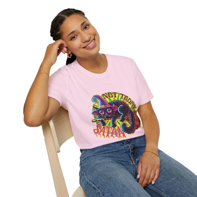 Not Today Satan Cat Unisex T-Shirt - Image 66