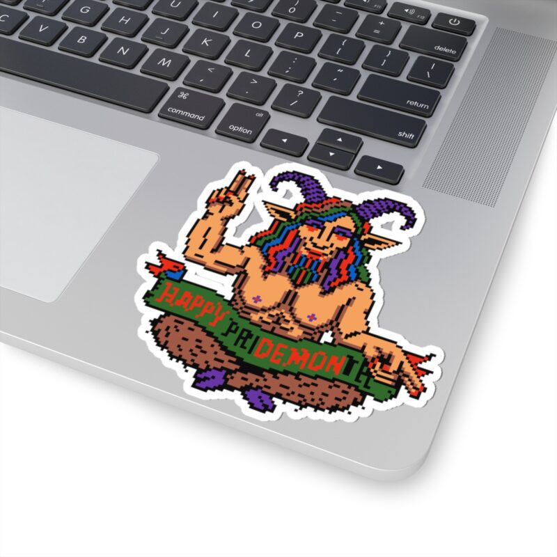 Happy priDEMONth Kiss-Cut Sticker - Image 2
