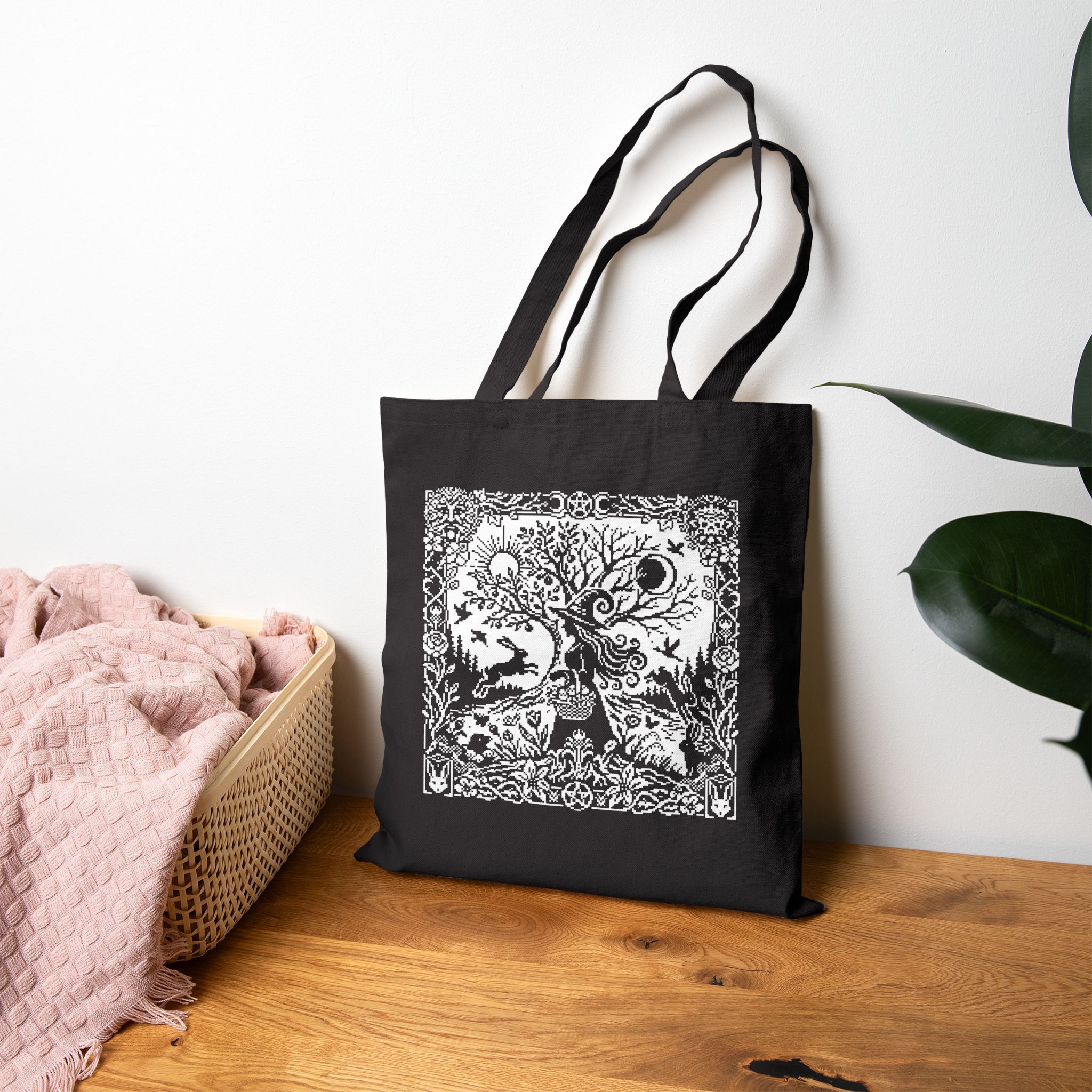Ostara Witch Tote Bag - Image 13