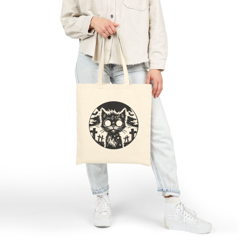 Zombie Cat Tote Bag - Image 10