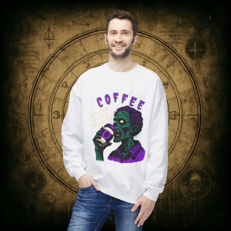 Zombie Coffee Necromancy Sweatshirt - Image 9