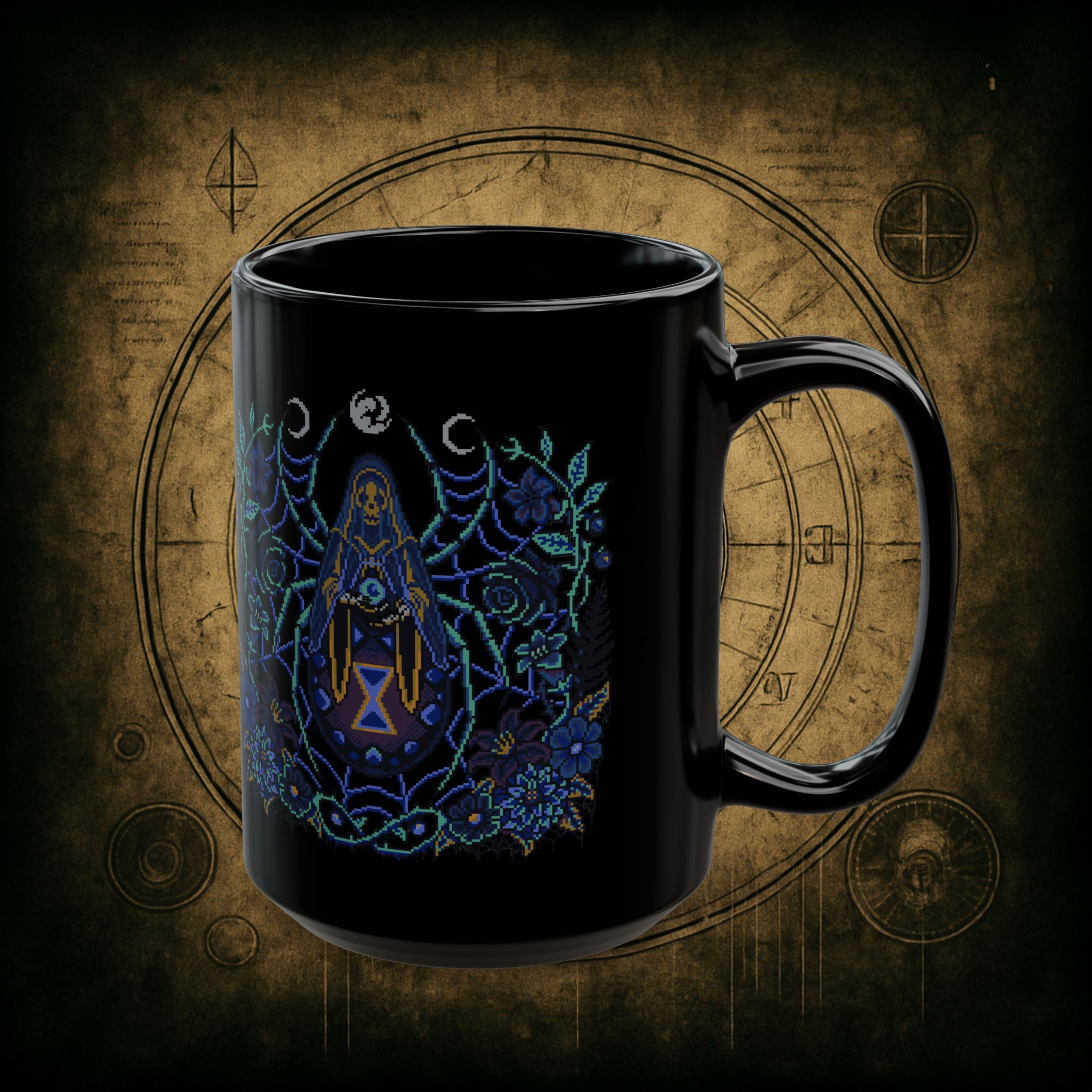 Black Widow Night Ceramic Mug - Image 7