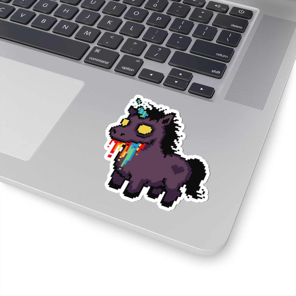 Pastel Goth Unicorn Kiss-Cut Sticker - Image 14