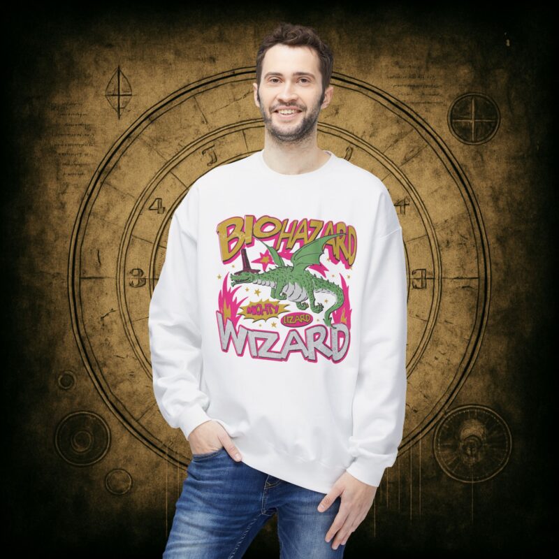 Biohazard Wizard Unisex Sweatshirt - Image 9