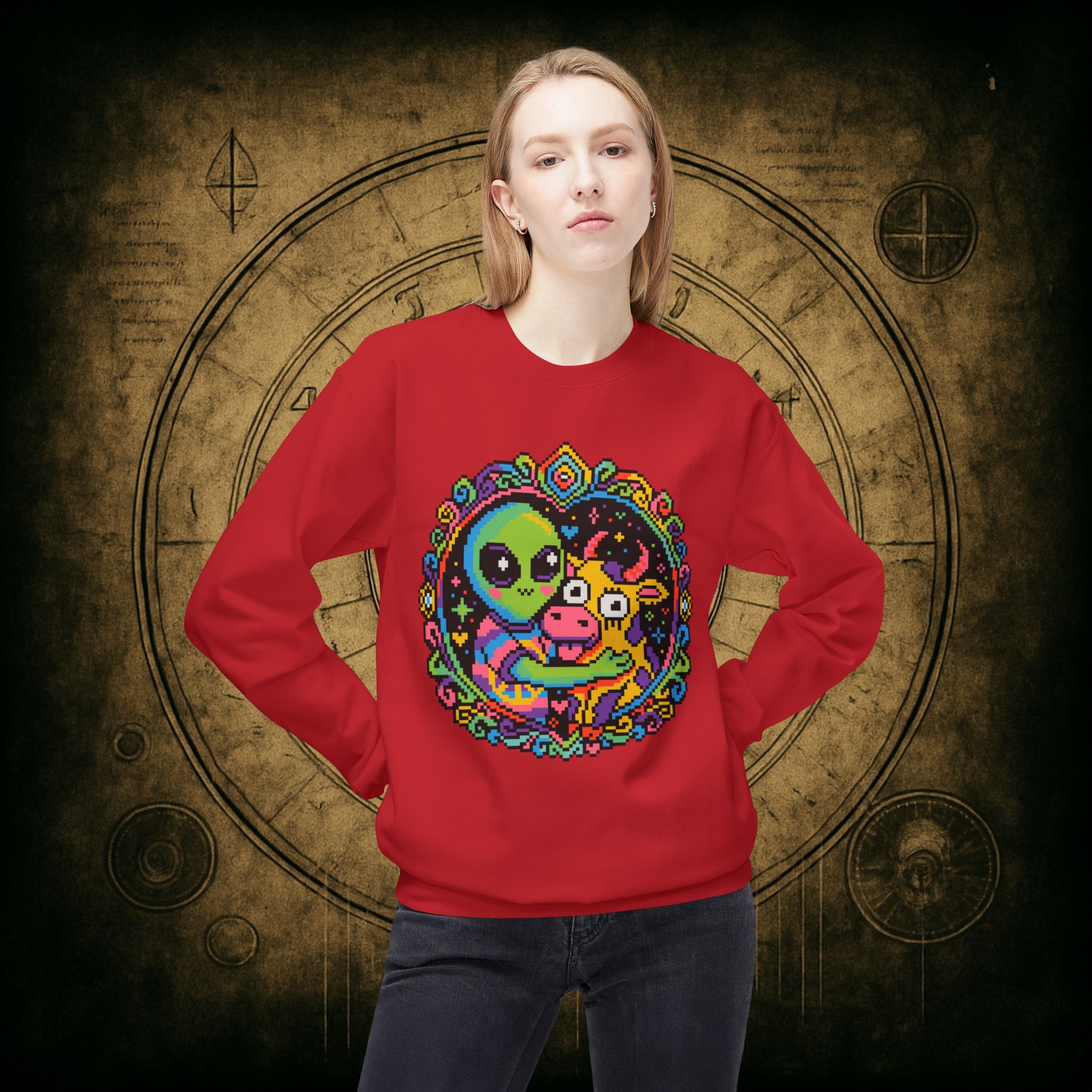 Space Cow Sweatshirt - Image 6