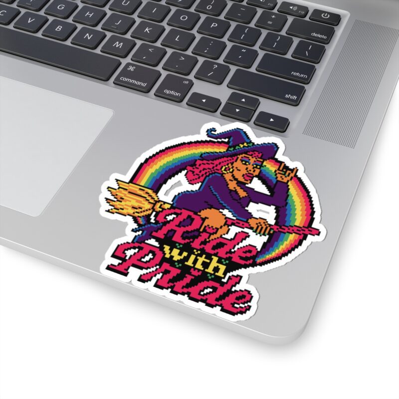 Ride with Pride Kiss-Cut Sticker - Image 2