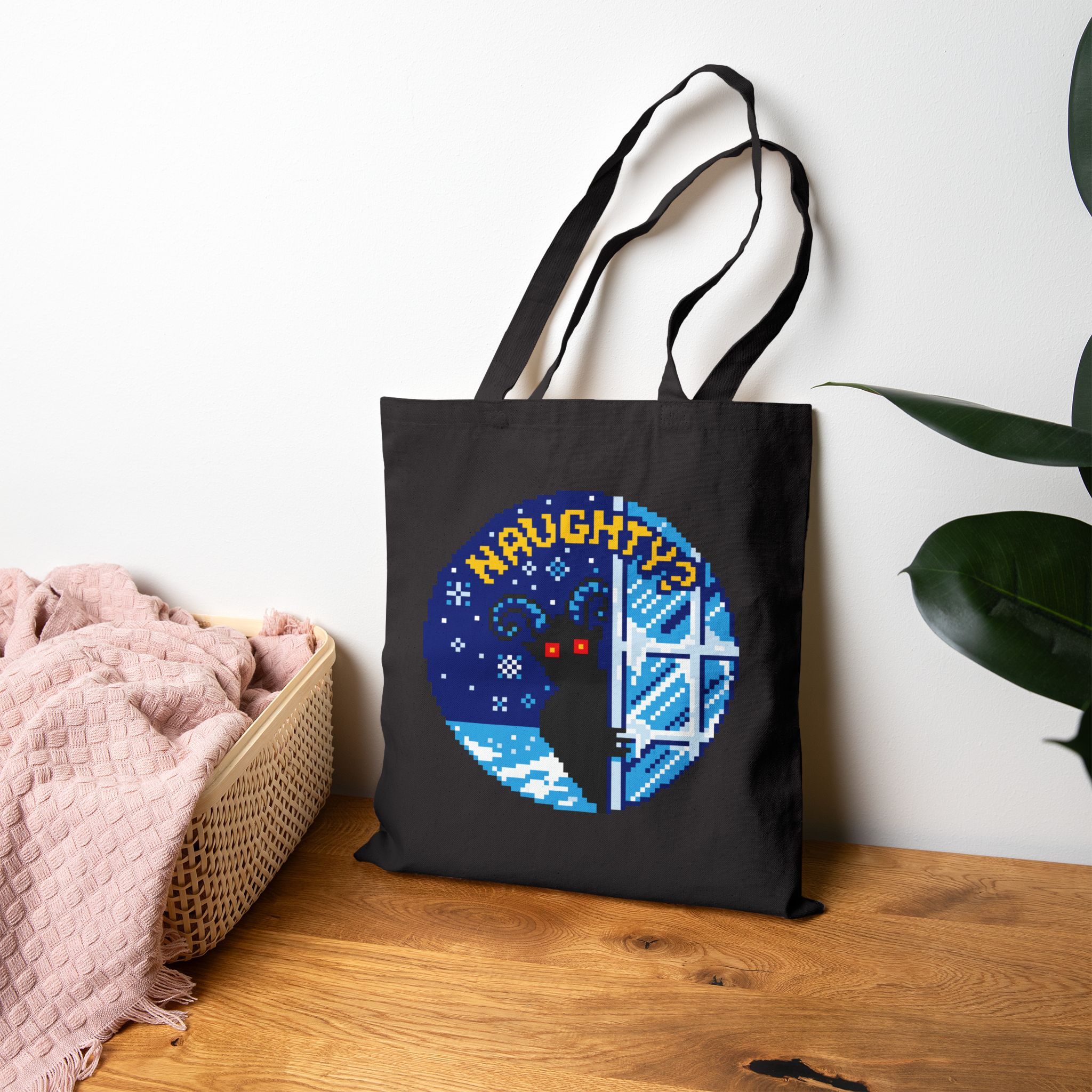 Peeping Krampus Tote Bag - Image 6