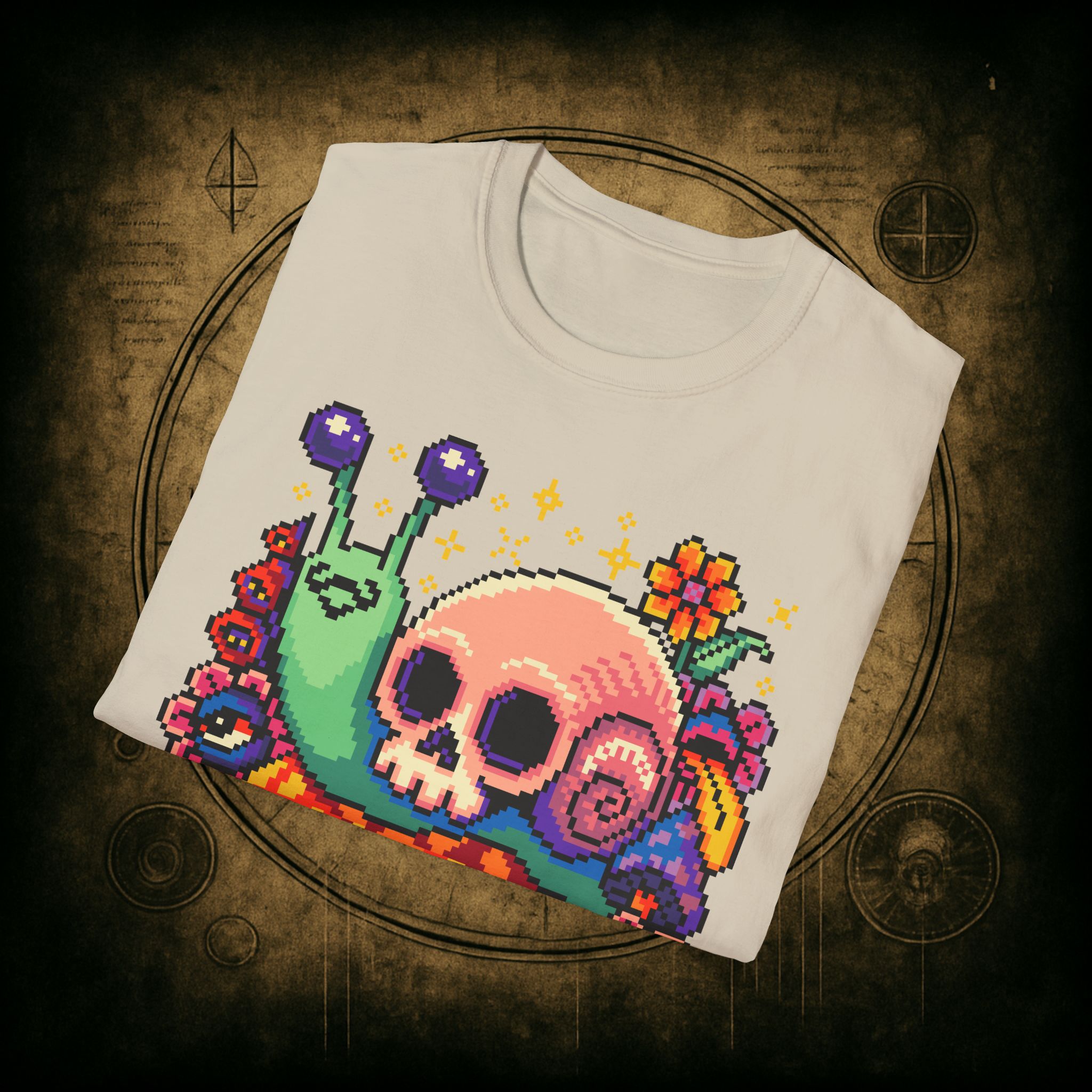 Skull Snail Unisex T-Shirt - Image 38