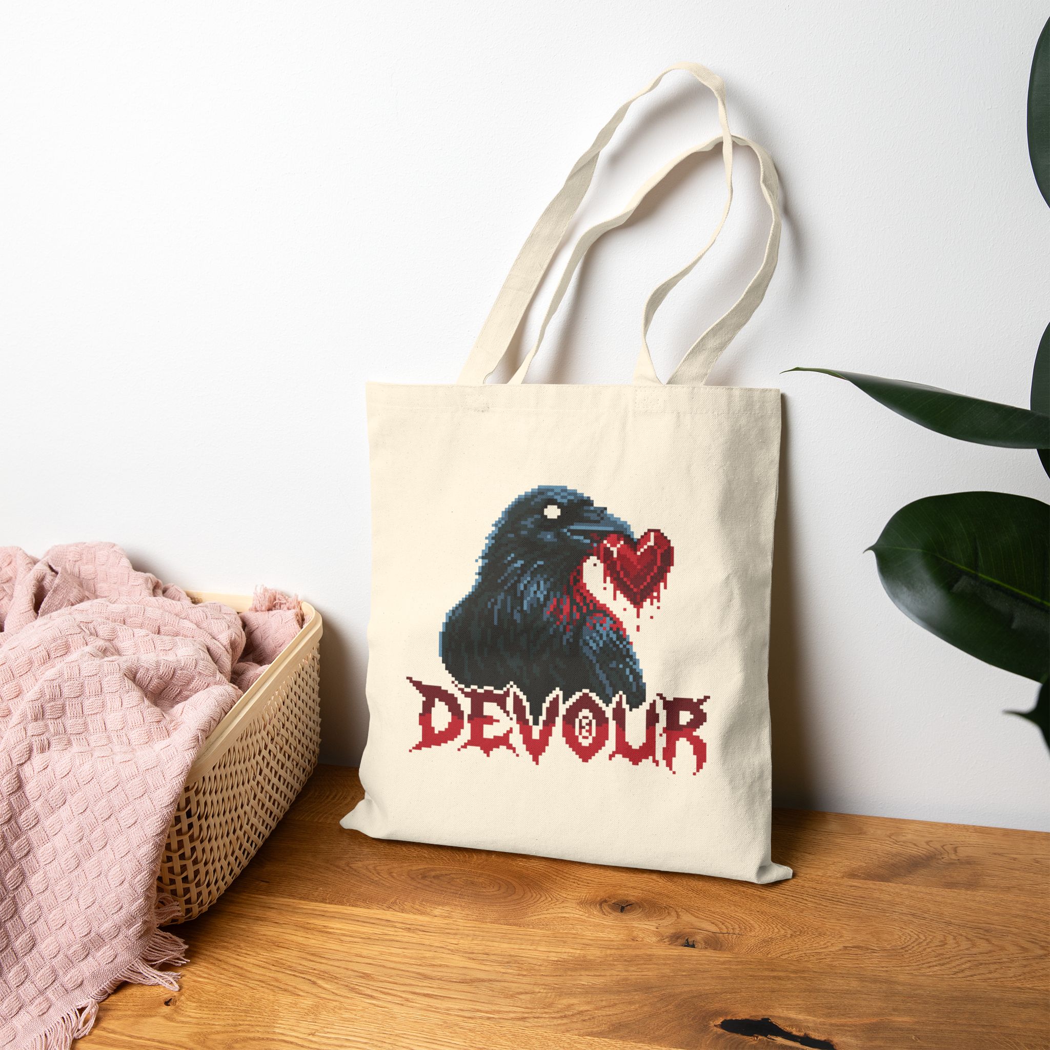 Devour Raven Tote Bag - Image 6
