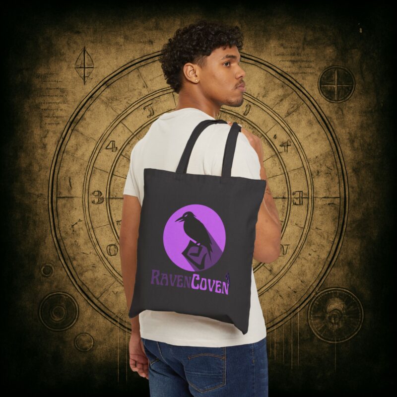 Raven Coven Logo Tote Bag - Image 2