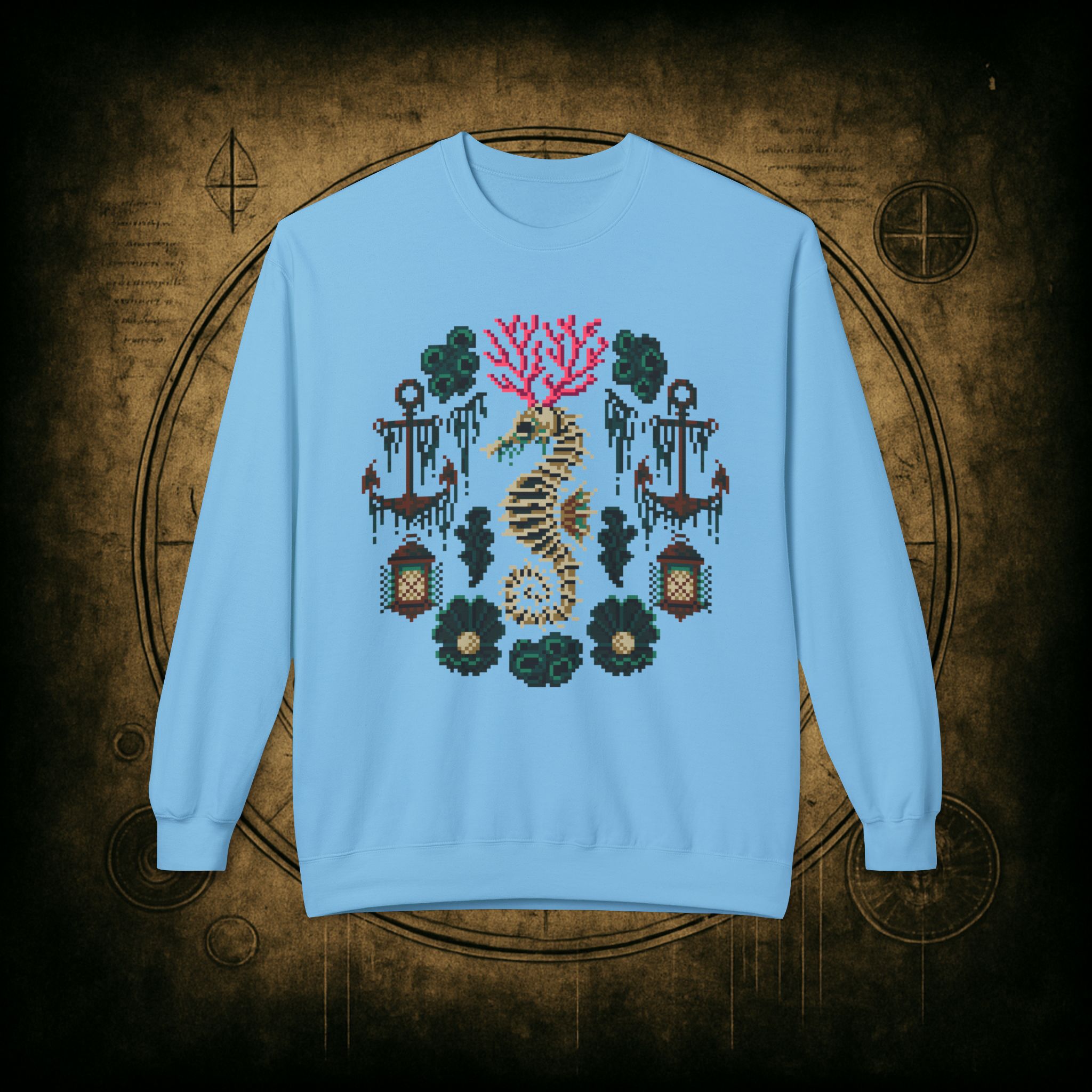 Coral Seahorse Sweatshirt - Image 33