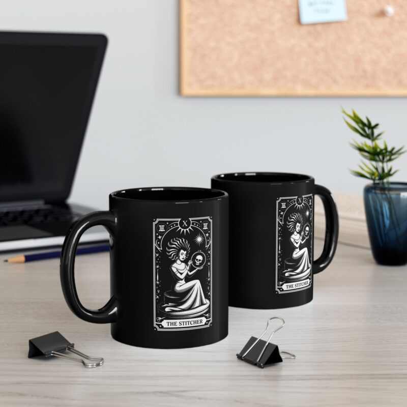 The Stitcher Tarot Ceramic Mug - Image 5