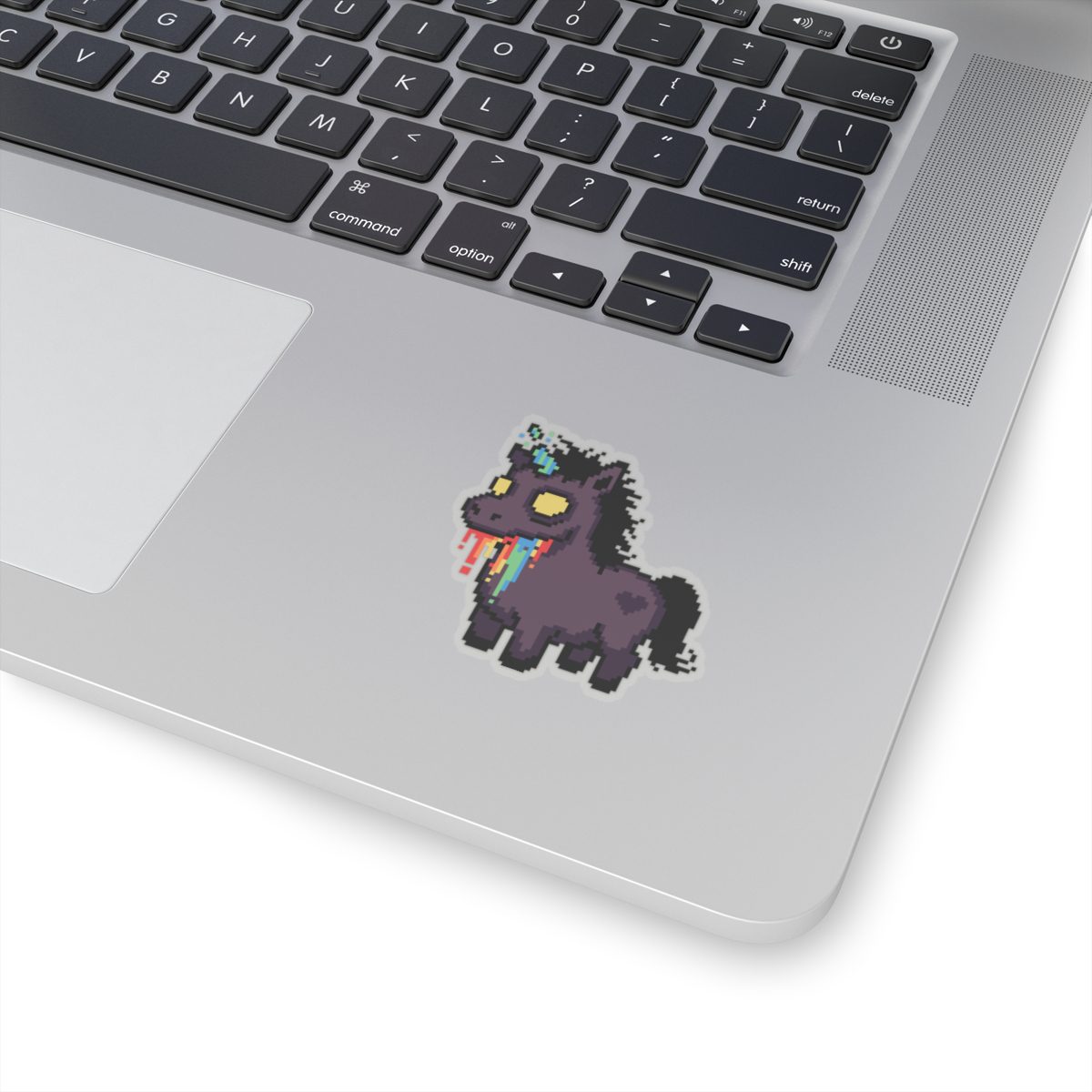 Pastel Goth Unicorn Kiss-Cut Sticker - Image 5