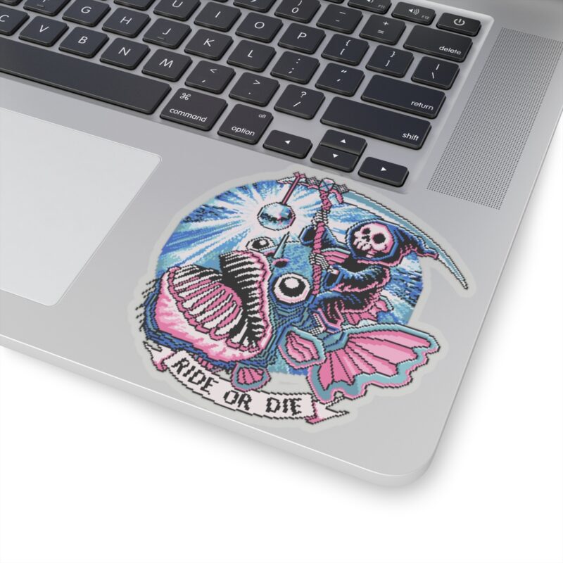 Ride or Die Angler Fish Kiss-Cut Sticker - Image 17