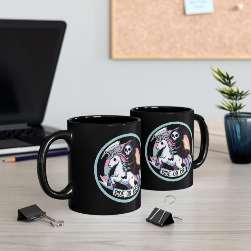 Ride or Die Ceramic Mug - Image 5