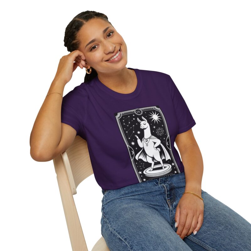 The Drama Llama Tarot Unisex T-Shirt - Image 61