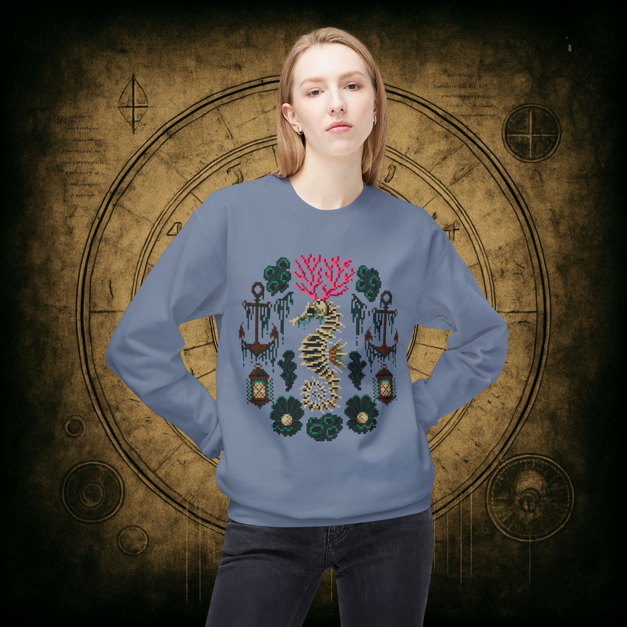 Coral Seahorse Sweatshirt - Image 38