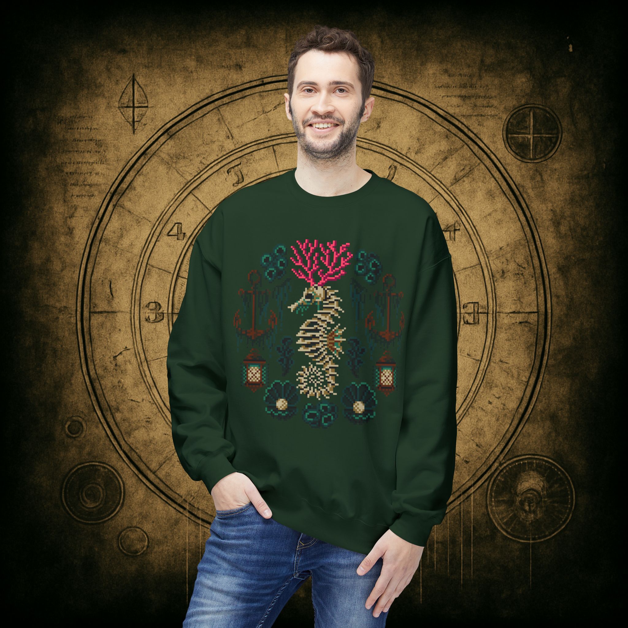 Coral Seahorse Sweatshirt - Image 27