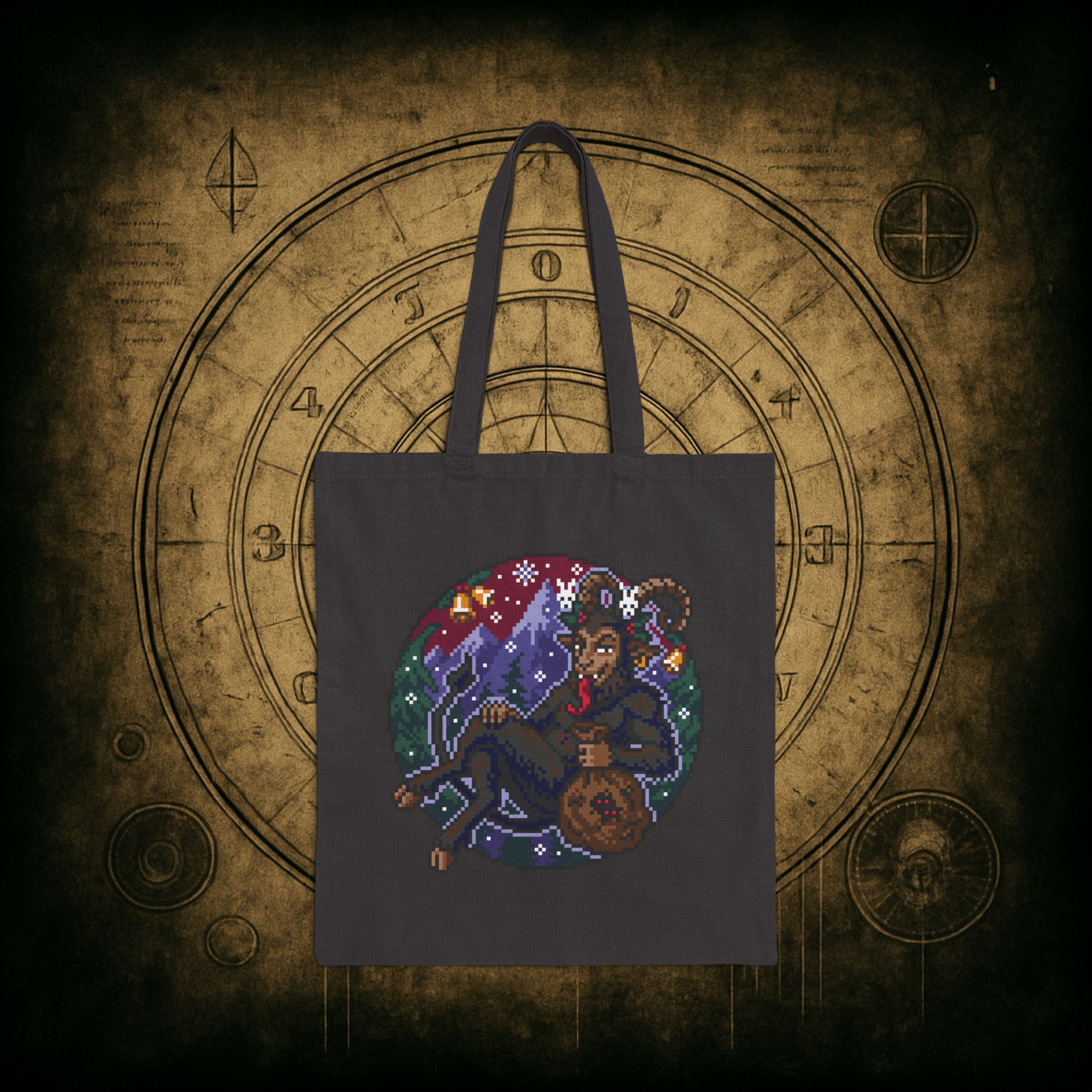 Naughty Krampus Tote Bag