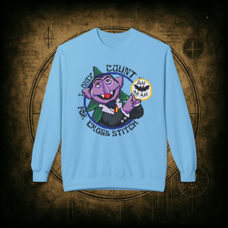Count for Cross Stitch Unisex Sweatshirt - Image 22